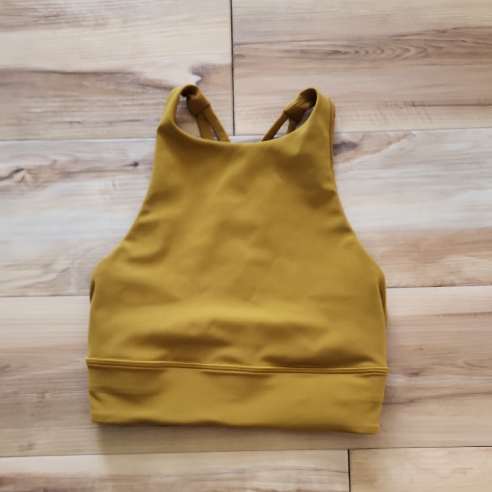 lululemon athletica Mustard Sports Bra